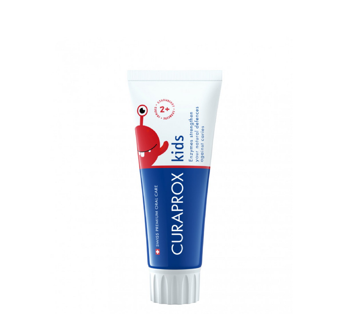 Pastë dhëmbësh Curaprox Kids Strawberry, 950 ppm, 60 ml