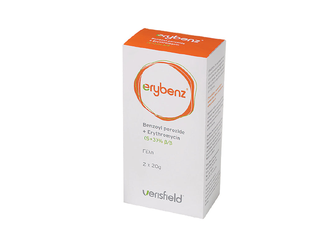 Erybenz Gel Benzoil peroksid + Eritromicinë (5+3)%