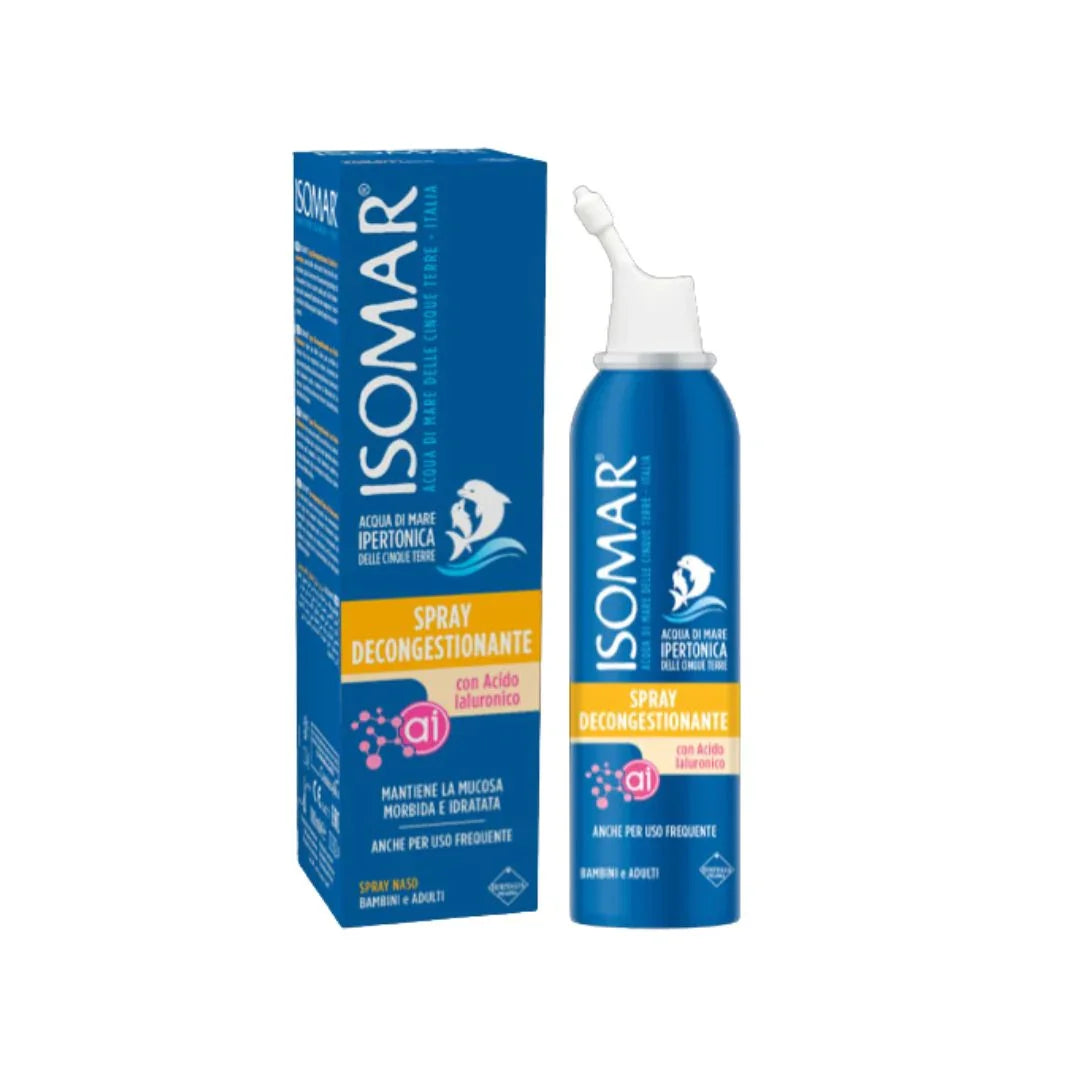 Isomar - Decongestant Spray with Hyaluronic Acid - GOLDFARMACI