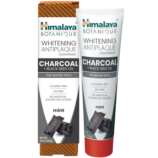  Botanique Whitening Antiplaque Toothpaste Charcoal + Black Seed Oil