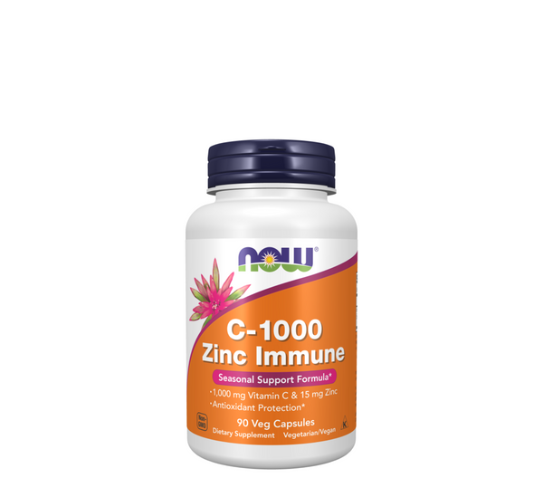 NOW - C-1000 Zinc Immune - 90 Veg Capsules
