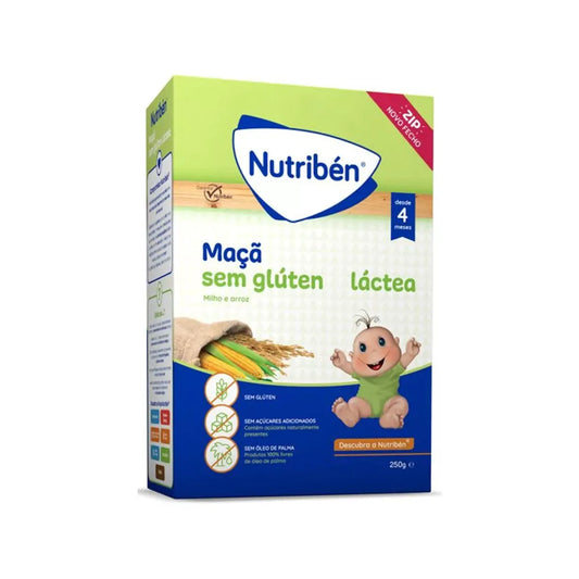 Nutribén - Cereal with apple and gluten-free milk (4m+) - GOLDFARMACI