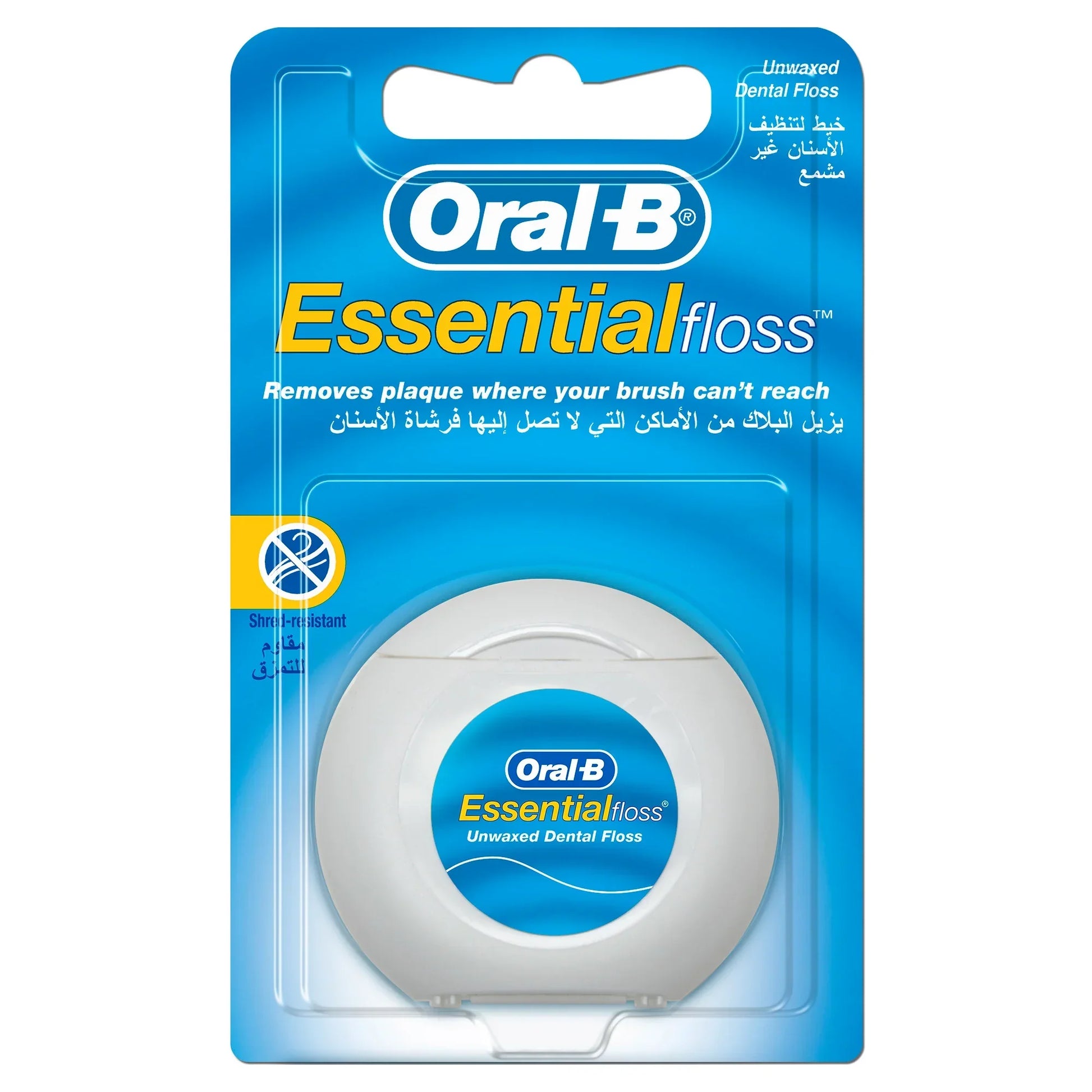 Oral B - Essential Unwaxed Dental Floss 50 m - GOLDFARMACI