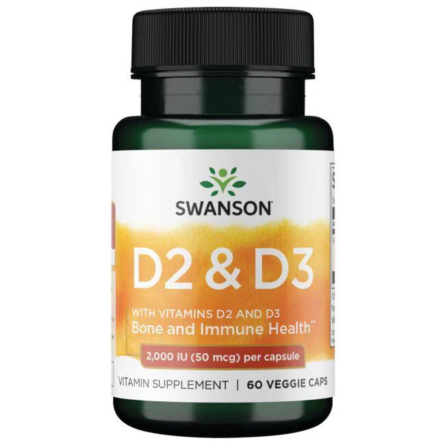 Swanson - Vitamin D2 and D3 Complex