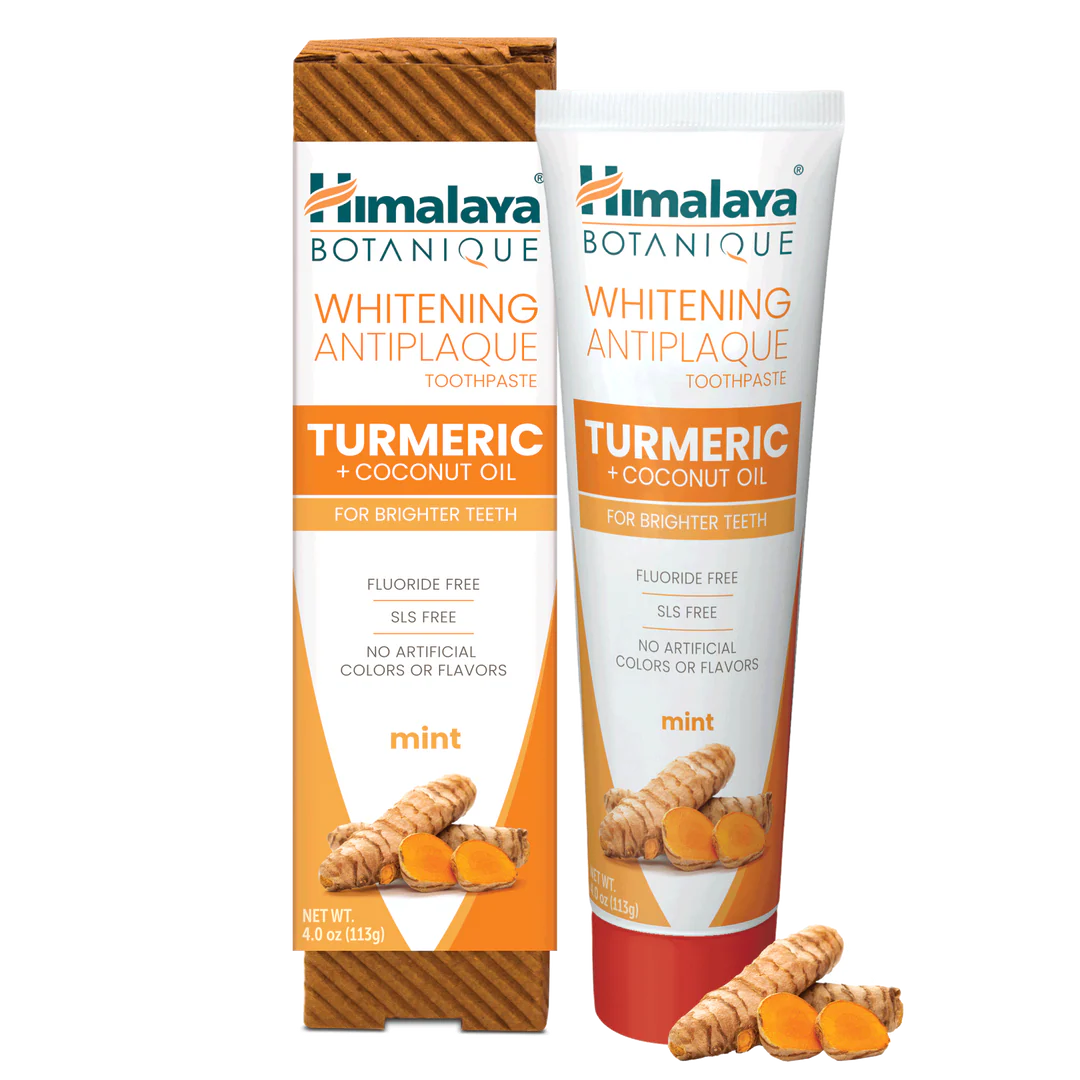 Himalaya - Botanique Whitening Antiplaque Toothpaste Turmeric + Coconut Oil