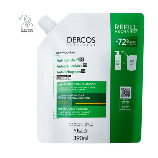Vichy - Dercos Anti-Dandruff Shampoo for Dry Hair (Rimbushes)
