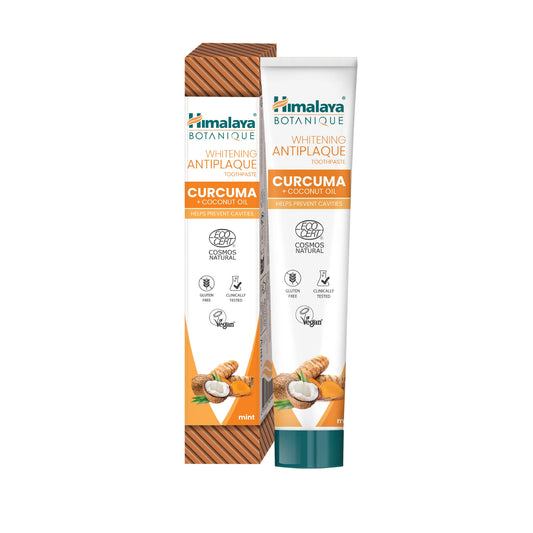 Himalaya - Botanique Whitening Antiplaque Toothpaste Turmeric + Coconut Oil