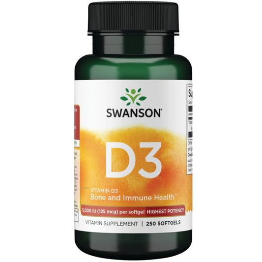 Swanson - Vitamin D3 Highest Potency 5000 IU