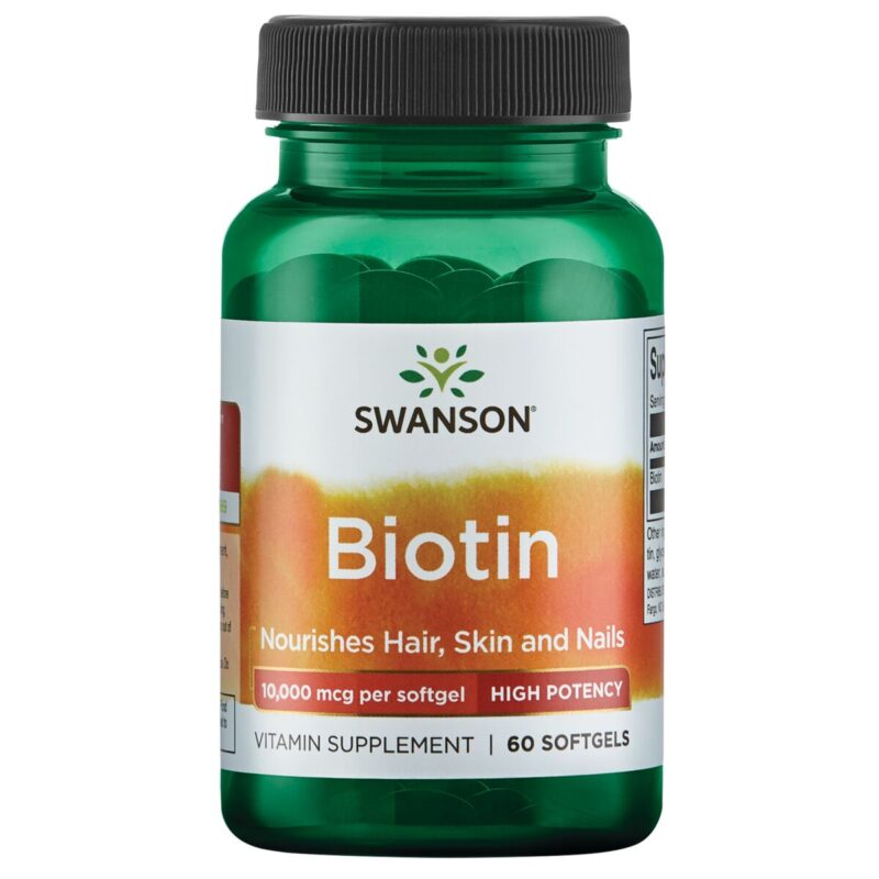 Swanson - Biotin High Potency 10,000 mcg