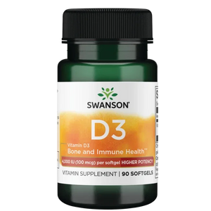 Swanson - Vitamin D3 4000 IU