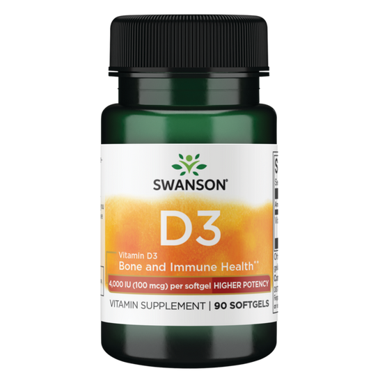 Swanson - Vitamin D3 4000 IU