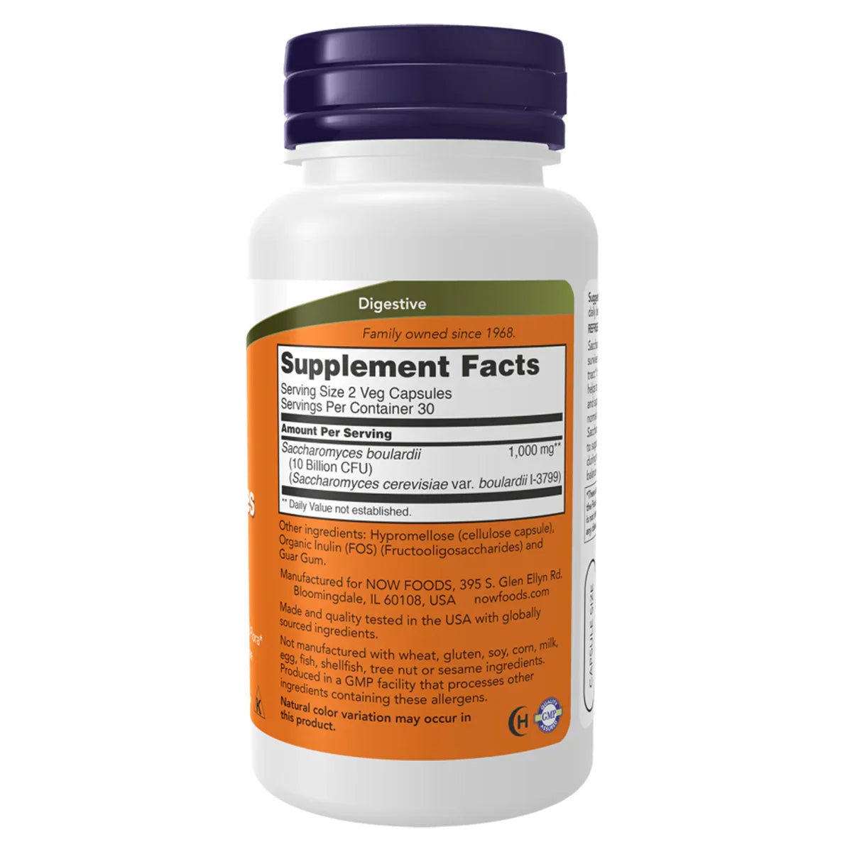 NOW Saccharomyces Boulardii {Probiotic}