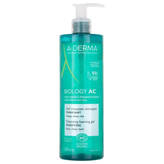 A-Derma - Biology AC Foaming Gel Cleanser - GOLDFARMACI