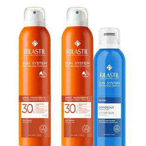 Rilastil - Sun System Transparent Spray SPF 30 – Buy One, Get Two Free!