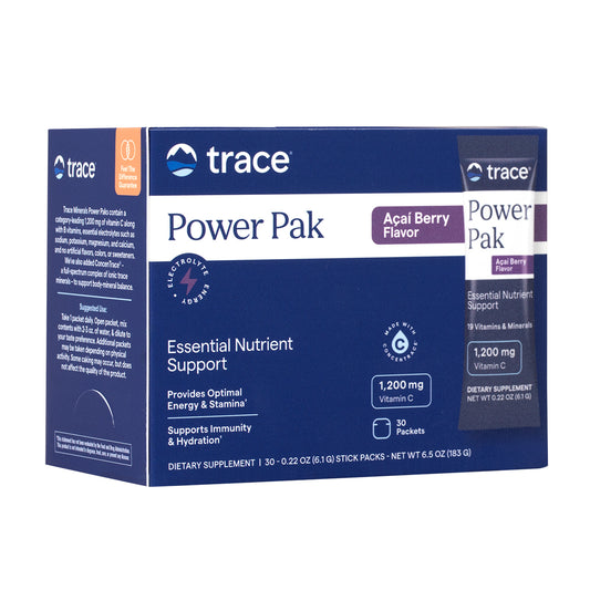 Trace Minerals - Electrolyte Stamina Power Pak Acai Berry 30 Packets - GOLDFARMACI