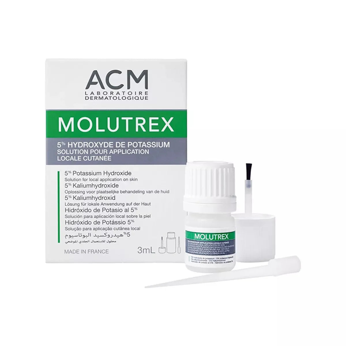 ACM - Molutrex 5% (Potasium Hydroxide) Solution - GOLDFARMACI