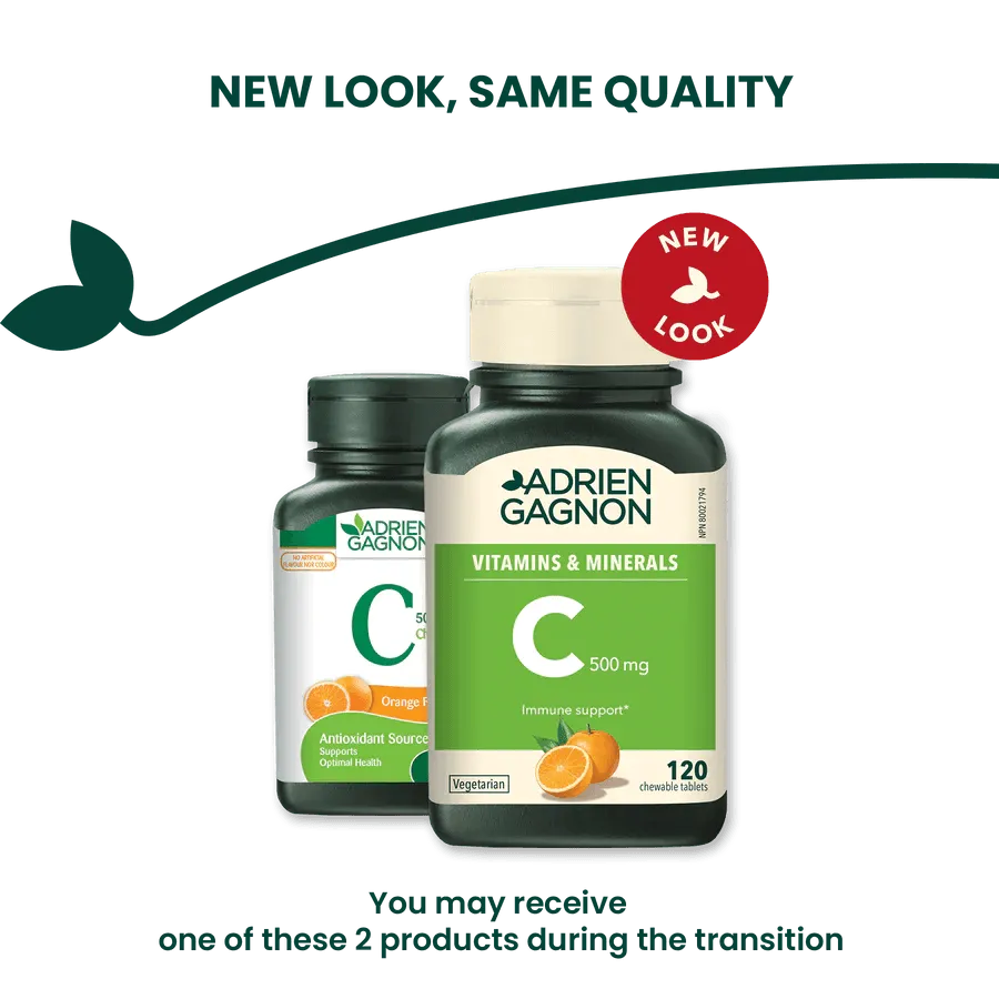 Adrien Gagnon - Vitamin C 500 mg Chewable - GOLDFARMACI