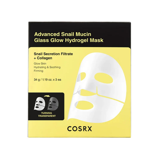 Advanced Snail Mucin Glass Glow Hydrogel Mask