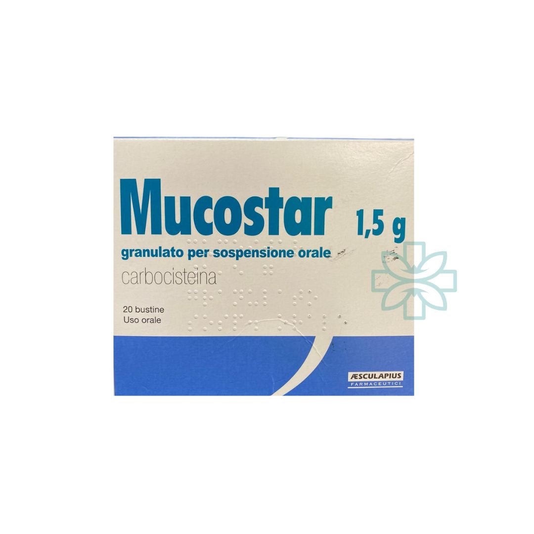 Aesculapius - Mucostar 1.5 g – 20 Sachets