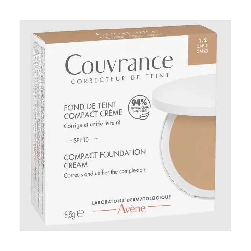 Avène - Couvrance Compact Foundation Cream SPF30 - GOLDFARMACI