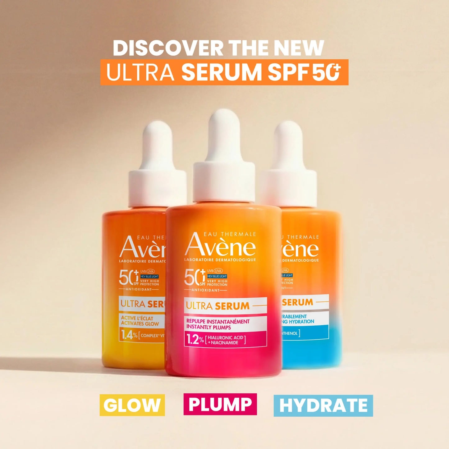 Avène - Ultra Serum SPF50+ Long-Lasting Hydration