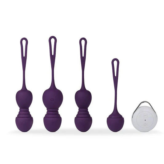 Ammicco - Pleasure Balls Rechargeable Balls for Kegel Exercises 4 Pieces