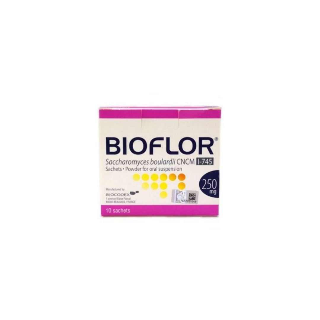 Biocodex - Bioflor 250 mg Oral Suspension Powder – 10 Sachets