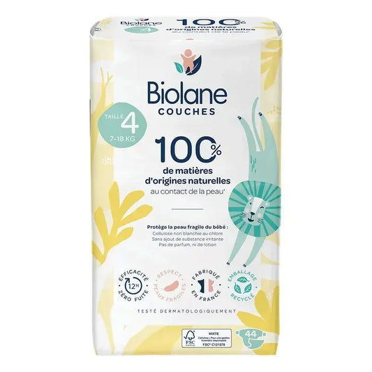Biolane - Diapers Size 4 (7–18 kg) - GOLDFARMACI