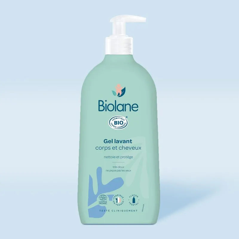 Biolane - Organic Body and Hair Cleansing Gel - GOLDFARMACI