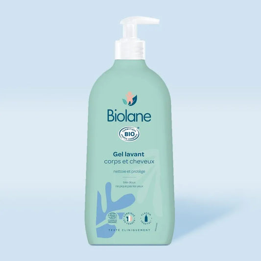 Biolane - Organic Body and Hair Cleansing Gel - GOLDFARMACI