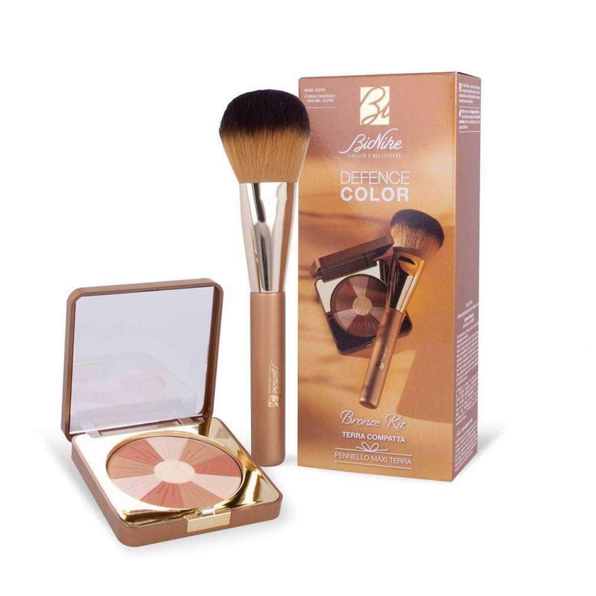 BioNike Defence Color Summer Kit, 10 g bronzing powder and Maxi Brush