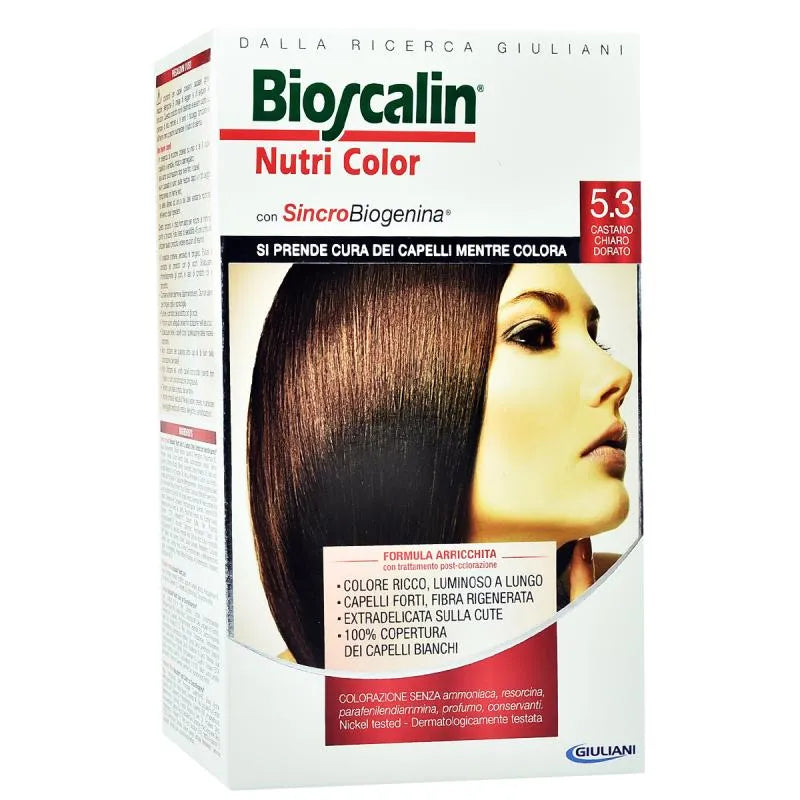 Bioscalin - Nutri Color 5.3 (Castano Chiaro Dorato) - GOLDFARMACI