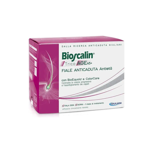 Bioscalin - Tricoage 45+ Fiale Anticaduta Antieta - GOLDFARMACI