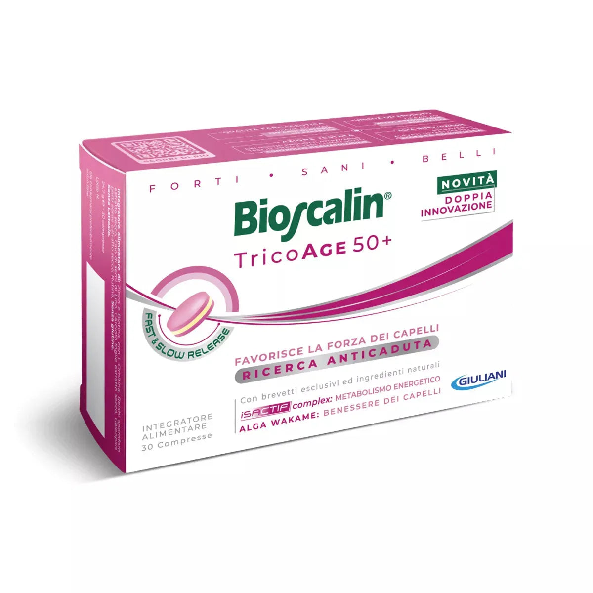 Bioscalin - TricoAge 50+ Food Supplement - GOLDFARMACI