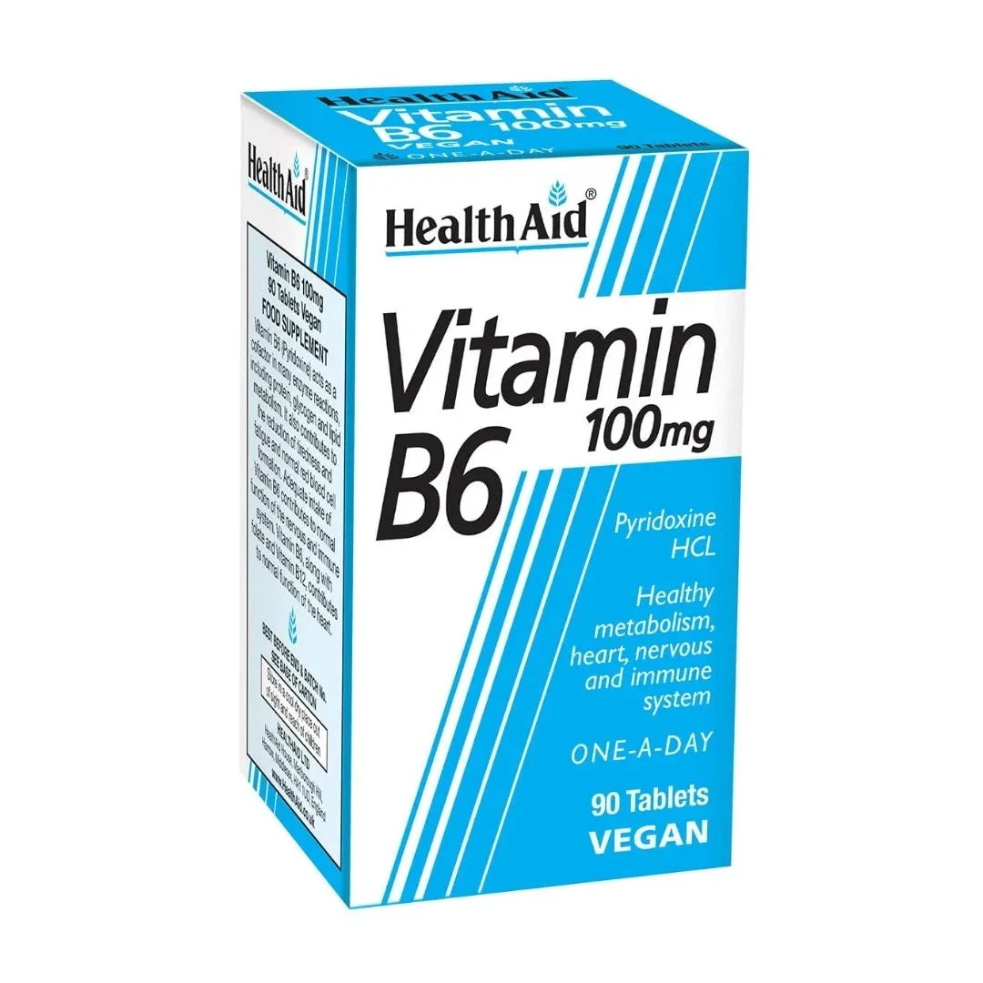HealthAid - Vitamin B6 100mg - GOLDFARMACI