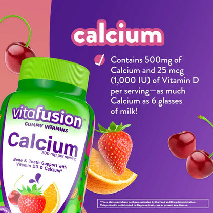 Vitafusion - Calcium 500mg - GOLDFARMACI
