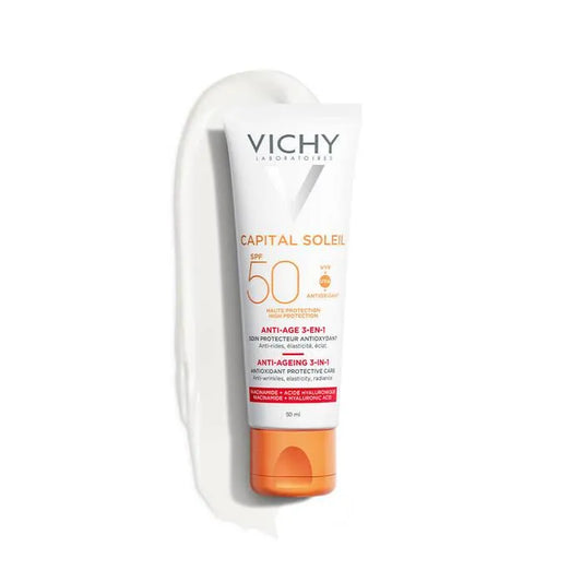 Vichy - Capital Soleil Anti-Ageing 3-in-1 SPF50 - GOLDFARMACI