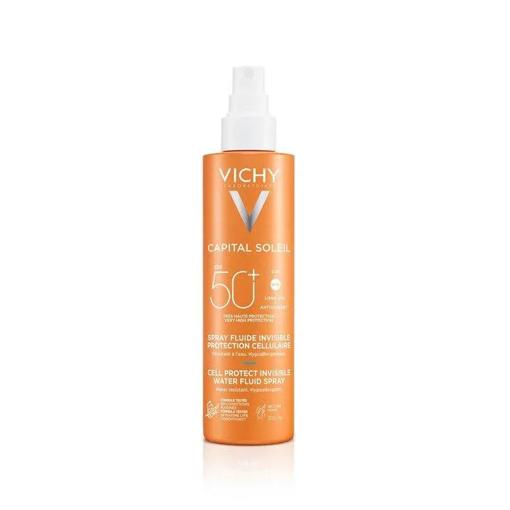 Vichy - Capital Soleil Cell Protect Water Fluid Spray SPF50+ - GOLDFARMACI