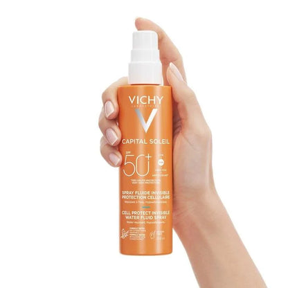 Vichy - Capital Soleil Cell Protect Water Fluid Spray SPF50+ - GOLDFARMACI