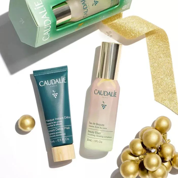 Caudalie - Beauty Elixir & Detox Mask Duo Gift Set - GOLDFARMACI