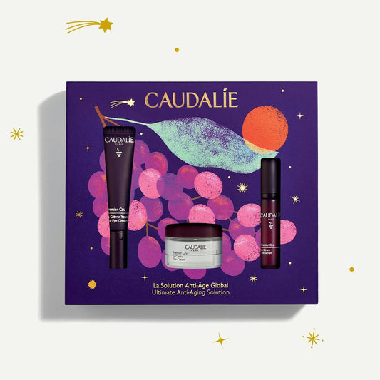 Caudalie Premier Cru Global Anti-Ageing Solution set — official packshot