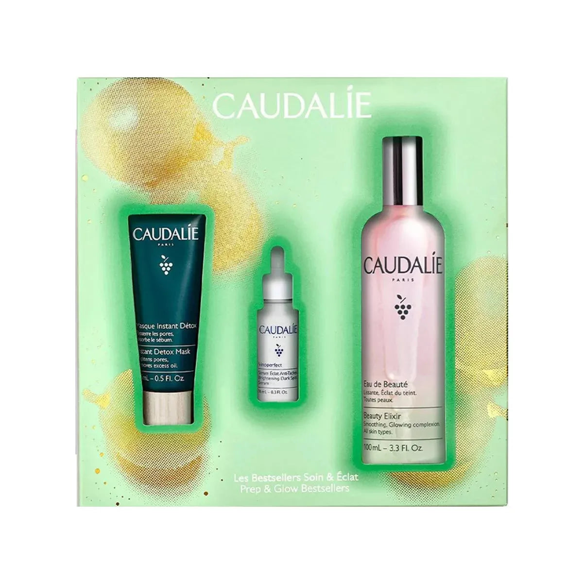 Caudalie - Prep & Glow Bestsellers Trio Gift Set - GOLDFARMACI