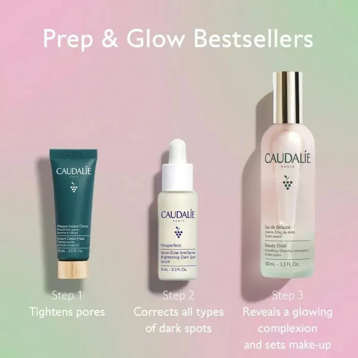 Caudalie - Prep & Glow Bestsellers Trio Gift Set - GOLDFARMACI