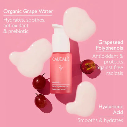 Caudalie - VinoHydra Hyaluronic Serum - GOLDFARMACI