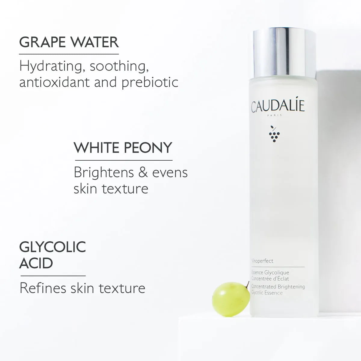 Caudalie - Vinoperfect Concentrated Brightening Glycolic Essence - GOLDFARMACI