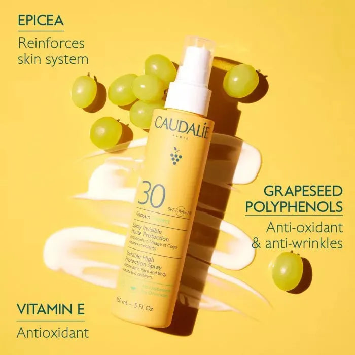 Caudalie - Vinosun Protect Invisible High Protection Spray SPF30 - GOLDFARMACI