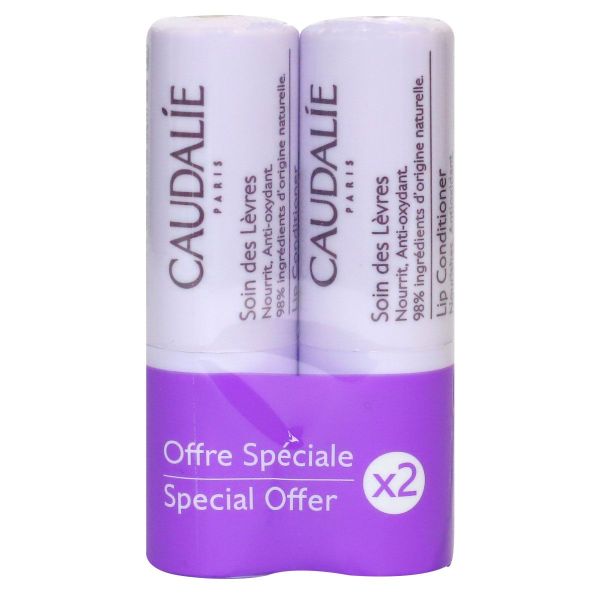 Caudalie Vinotherapist Lip Conditioner Duo 2 x 4.5 g - GoldFarmaci