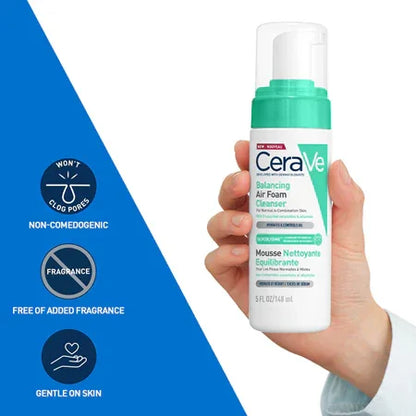 CeraVe - Balancing Air Foam Cleanser - GOLDFARMACI