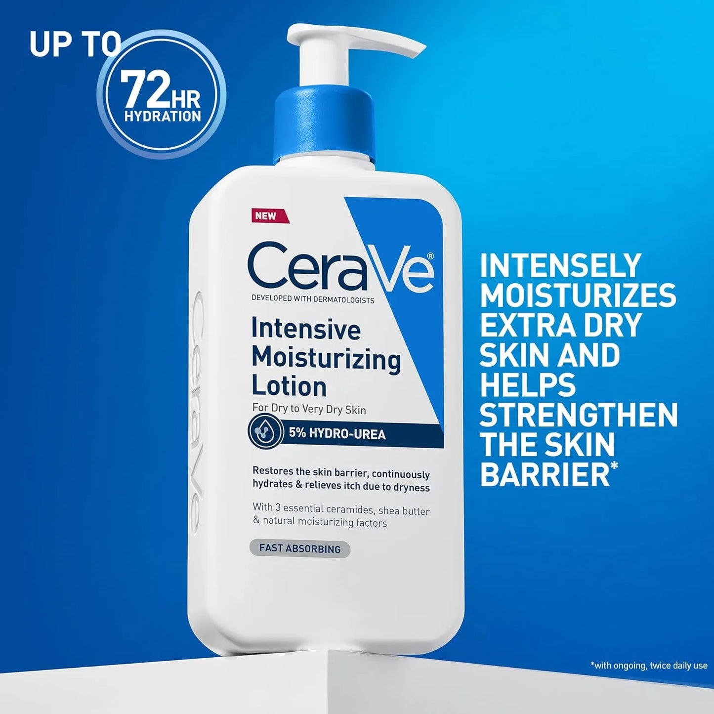 CeraVe - Intensive Moisturizing Lotion for Dry Skin and Itch Relief - GOLDFARMACI