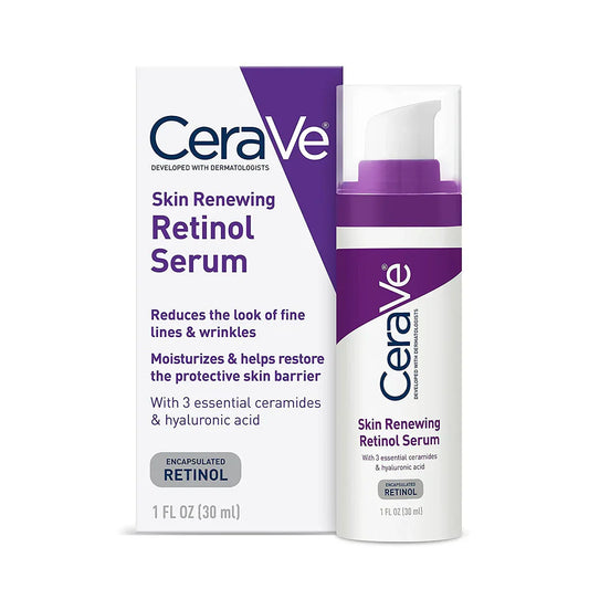 CeraVe Skin Renewing Retinol Serum 30ml for anti-aging, hydration, Goldfarmaci pharmacy